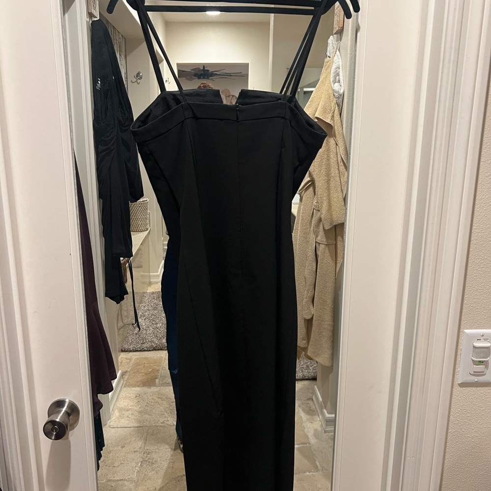 Zara Strapless Black Dress - Picture 2 of 3